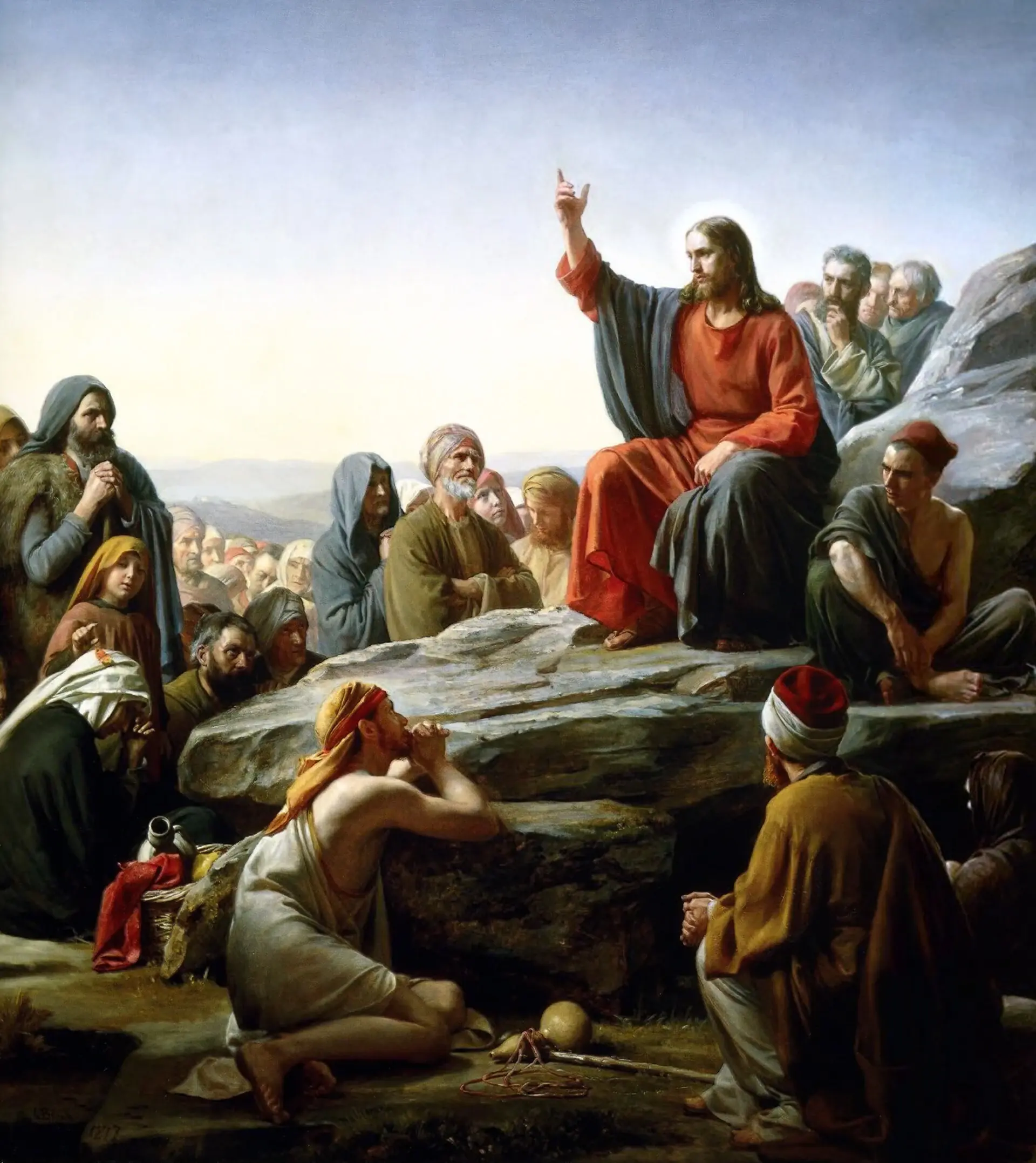 Jesus Teaching the Multitude - Sermon on the Mount